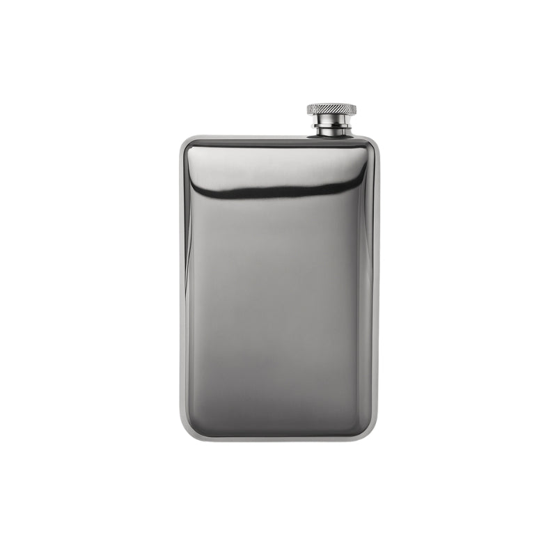 Gunmetal Polished Hipflask