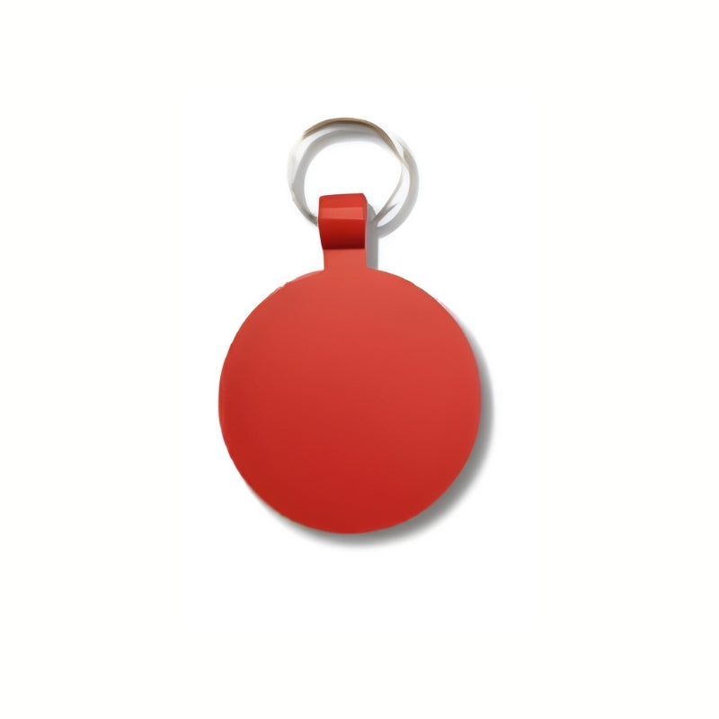 Red Circle Pet Tag