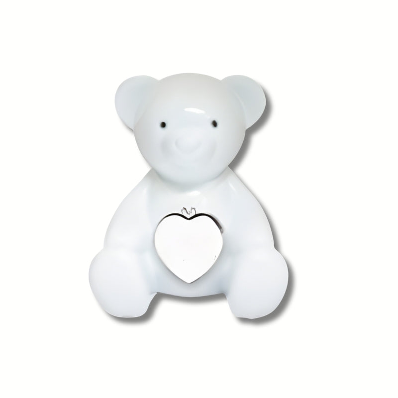 Teddy Bear Money Box - Pastel Blue