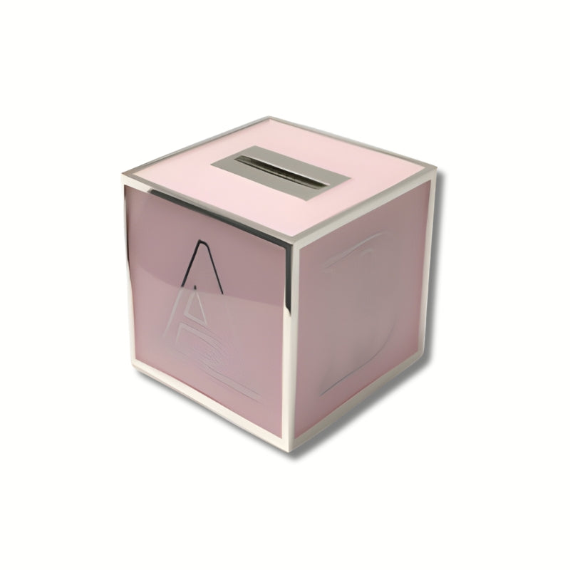 ABC Money Box Baby Pink