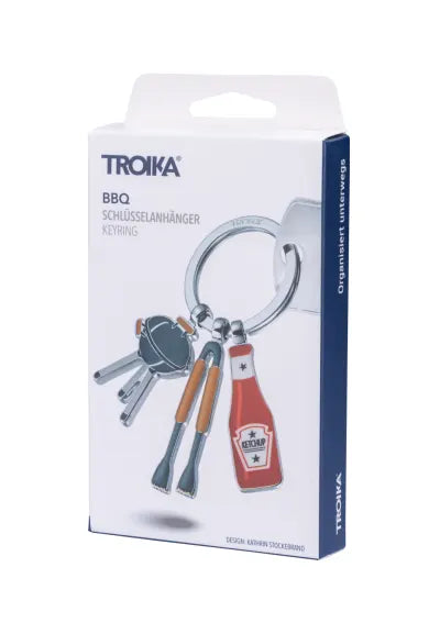 Troika BBQ Grill Master Charm Keyring