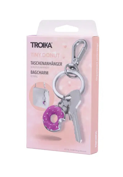 TROIKA Donut Keyring – Sweet Style for Everyday Adventures