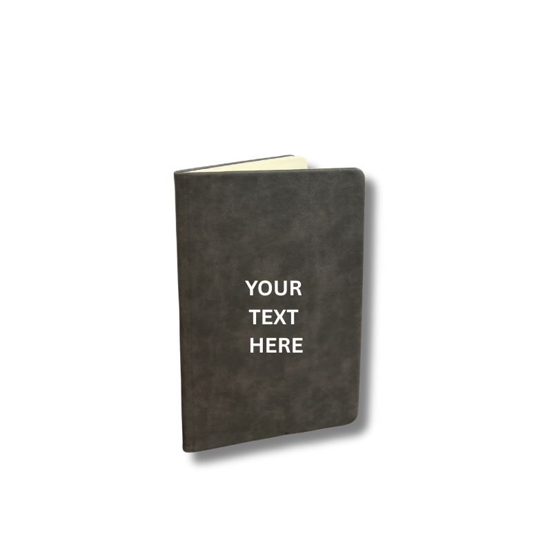 Grey Leatherette Diary