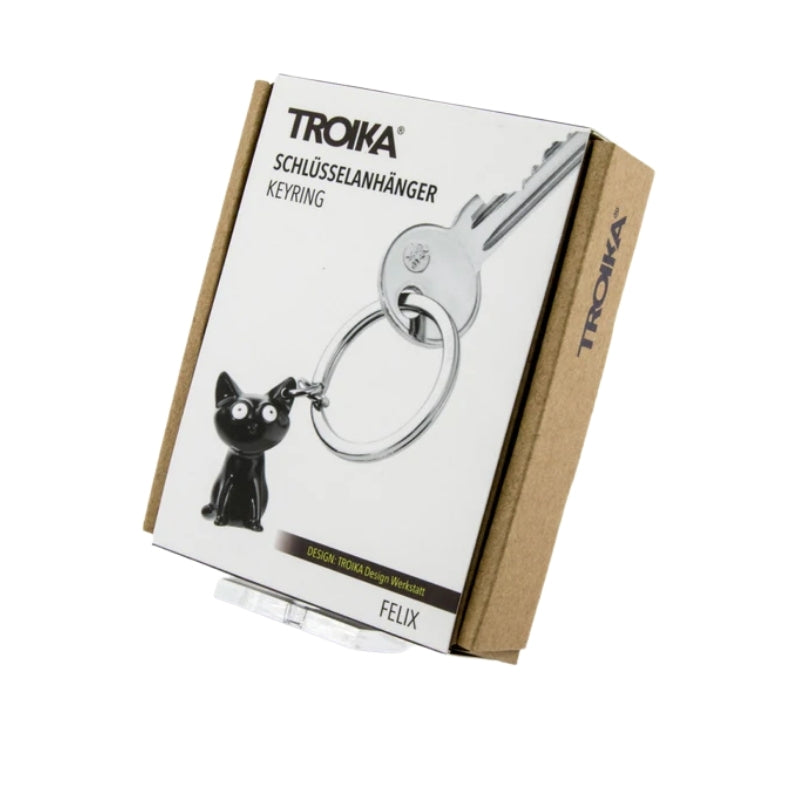 Troika 3D Cat Keyring