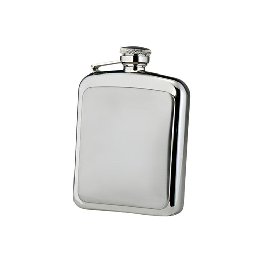2-Tone Silver Hipflask
