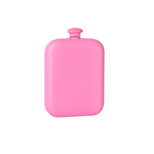 Pink Matte Hipflask