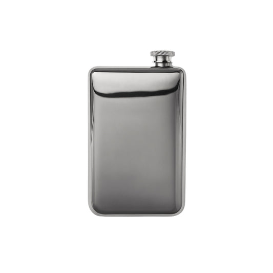 Gunmetal Polished Hipflask
