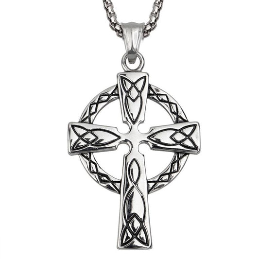 Celtic Cross Pendant Necklace
