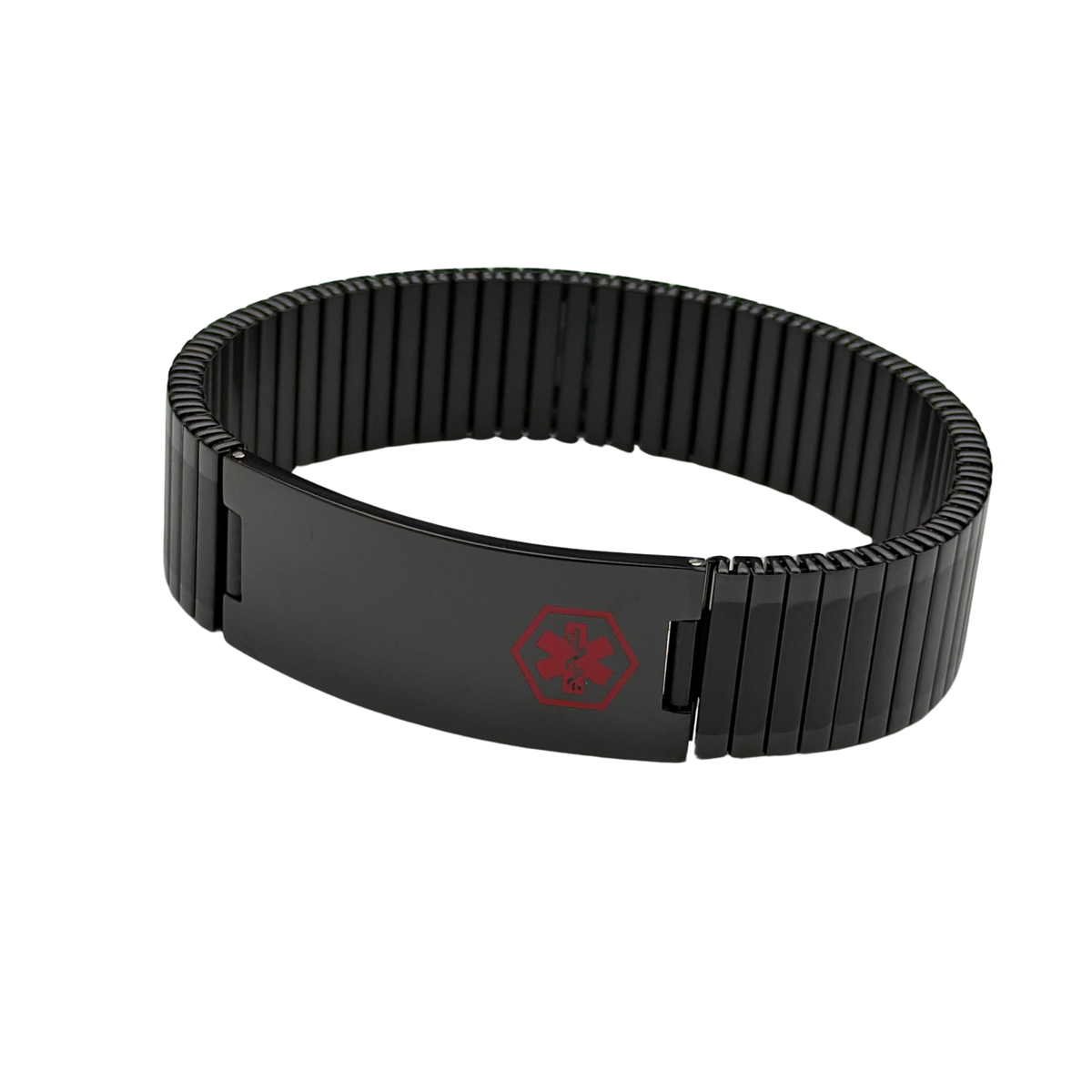 Medic ID Bracelet Expansion Black Large