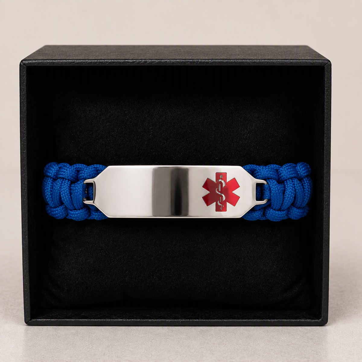 Medic ID Bracelet Paracord - Blue