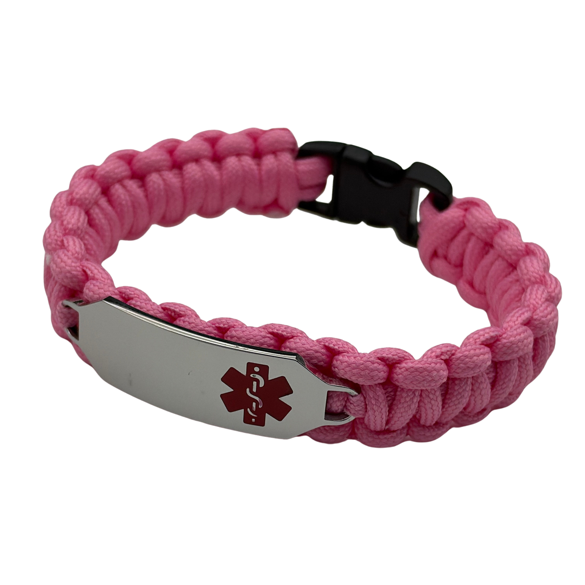 Medic ID Bracelet Paracord - Pink