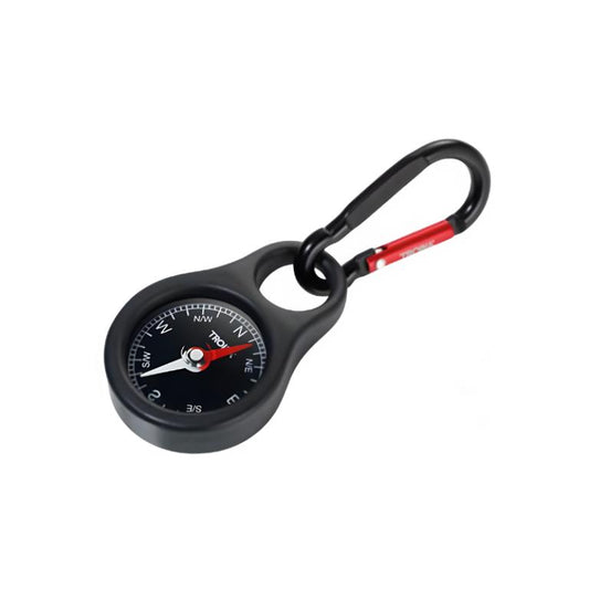 Troika Carabiner Compass Keychain