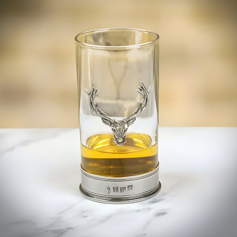 8oz Stag Head Highball Spirits Glass
