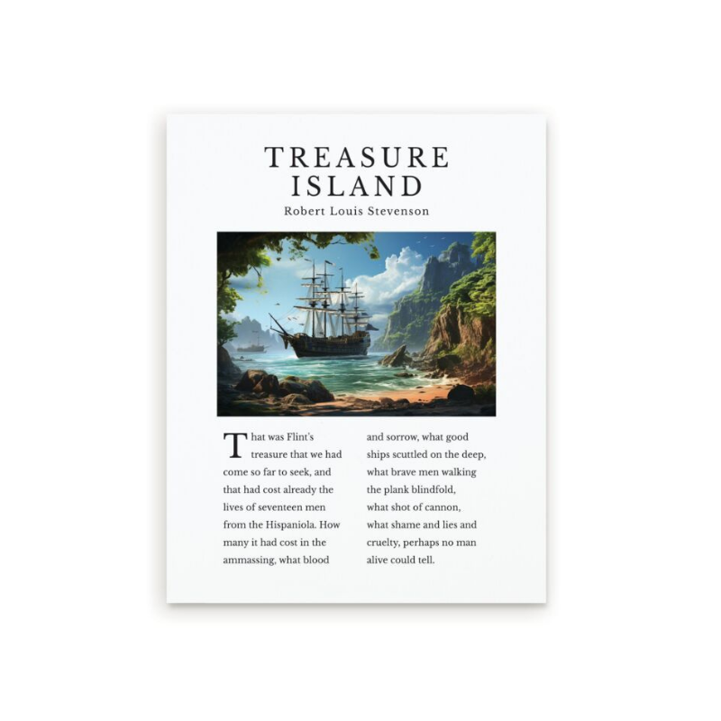 Home Decor - Treasure Island Plaque
