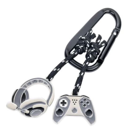 Troika Gaming Controller & Headset Keyring with Carabiner