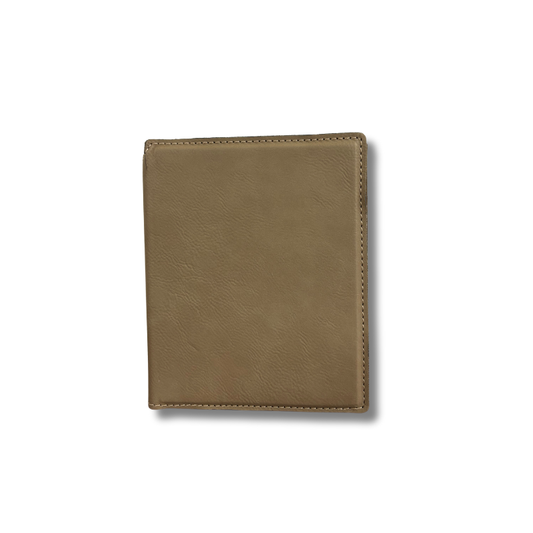 Tan Leatherette Notepad