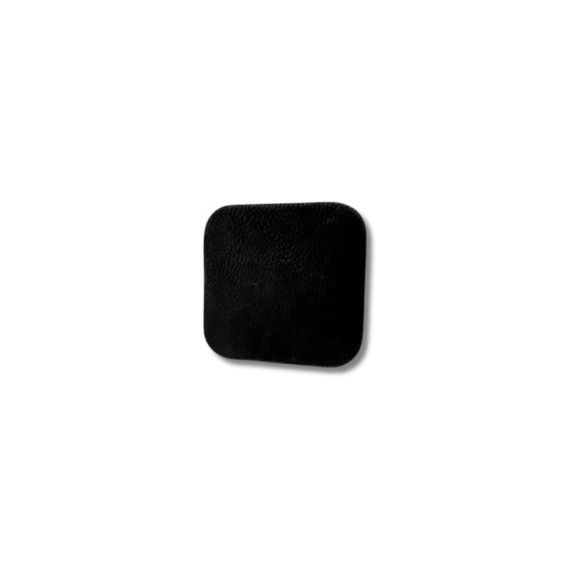 Black Leatherette Magnet