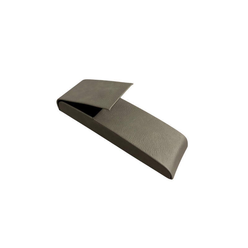 Grey Leatherette Pen Case