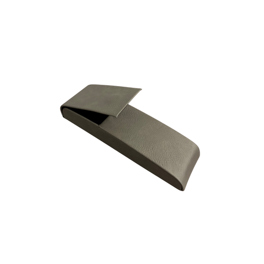 Grey Leatherette Pen Case
