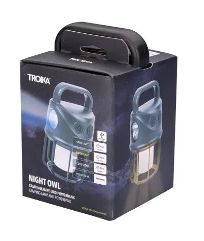 Troika 2-in-1 Rechargeable LED Camping Lantern & Spotlight