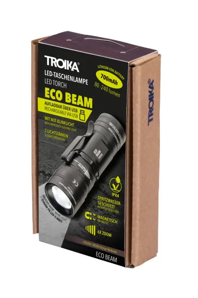 Troika Compact Aluminium LED Torch