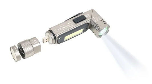 Troika Rechargeable USB LED Torch & COB Work Light