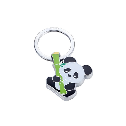 Troika Bamboo Panda Charm Keyring