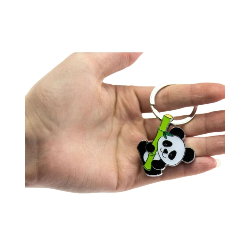 Troika Bamboo Panda Charm Keyring