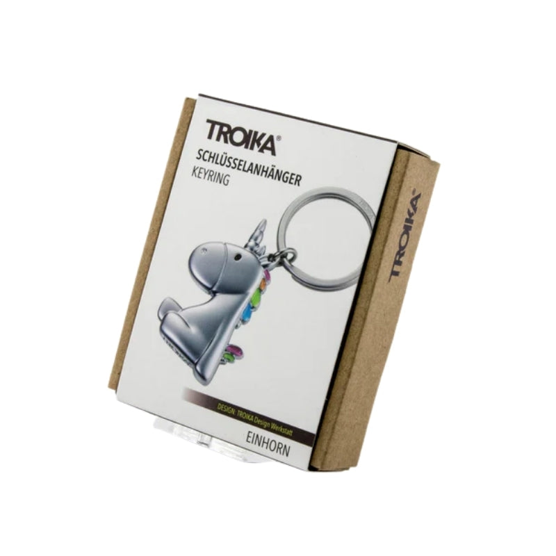 Troika 3D Unicorn Keyring
