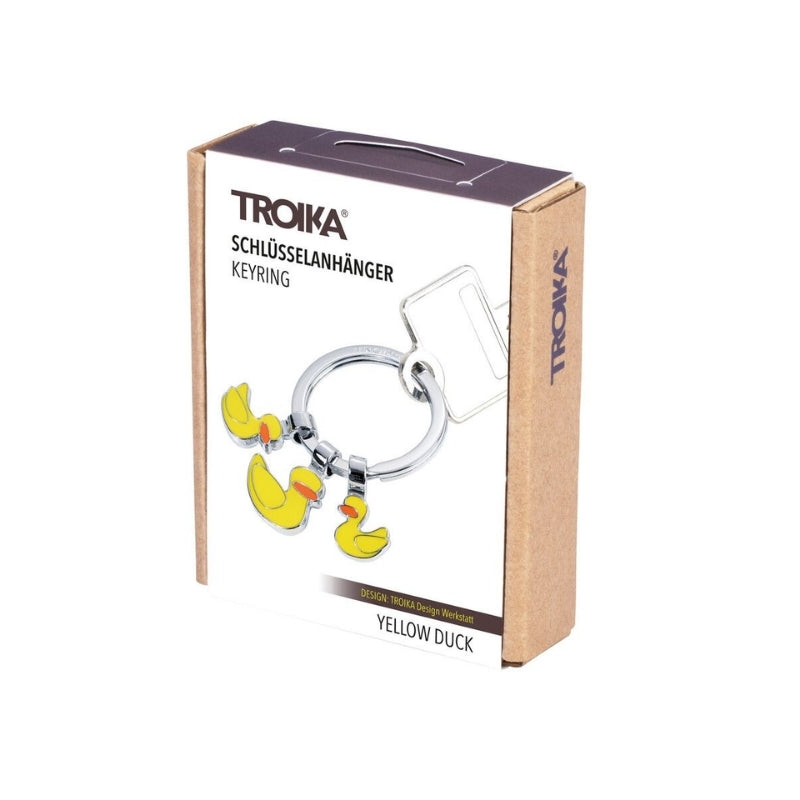 Troika Duck Charms Keyring