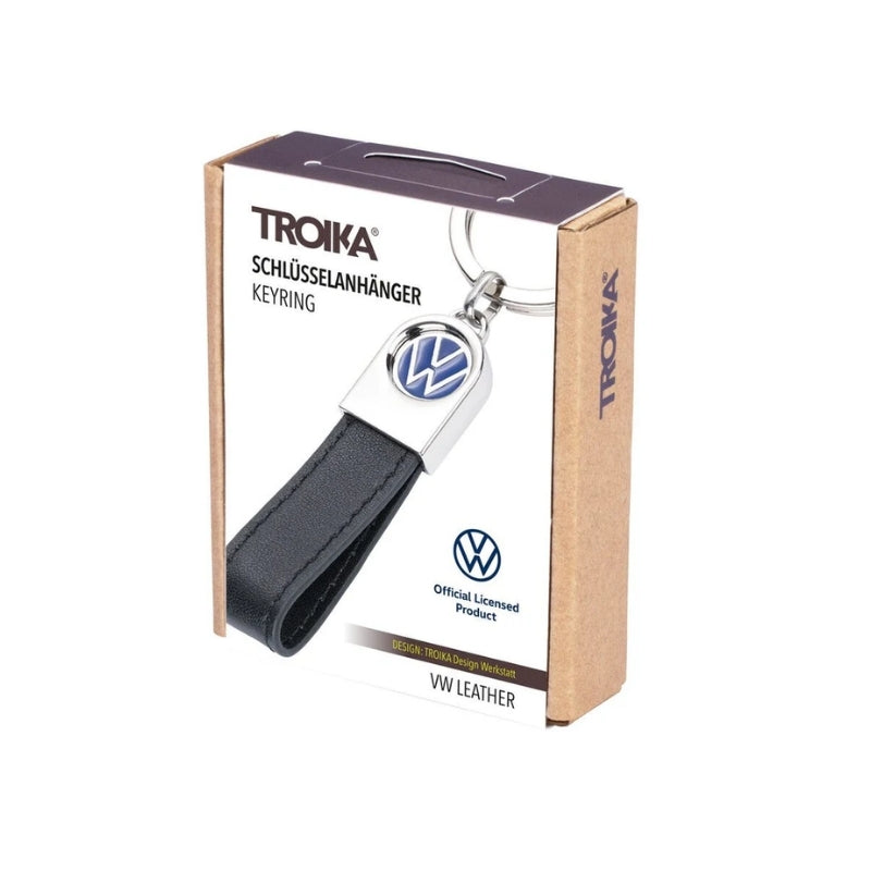 Troika VW Leather Strap Keyring