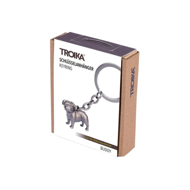 Troika 3D Pug Keyring