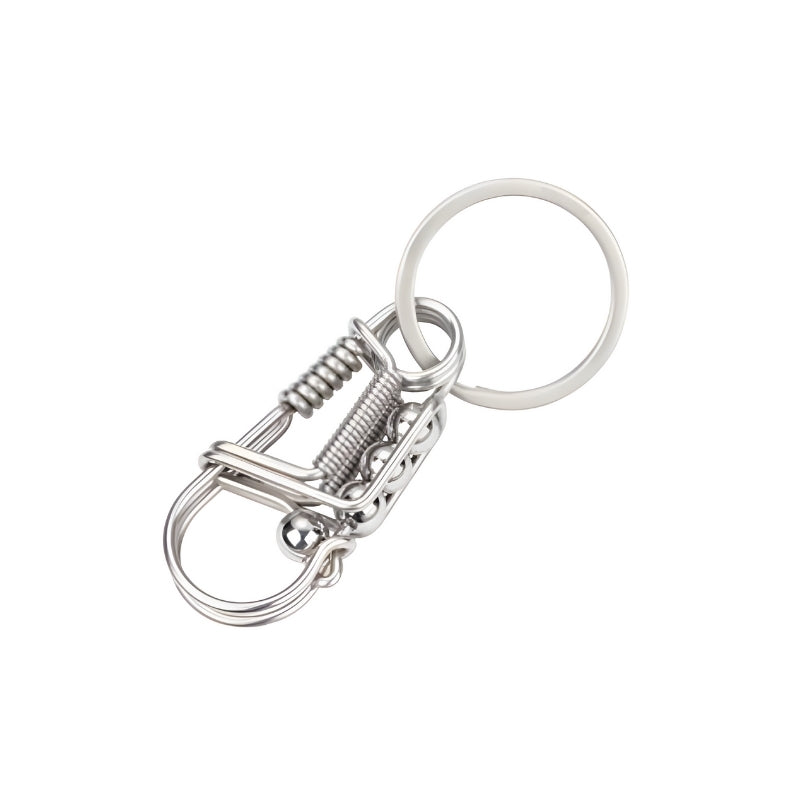 Troika Stainless Steel Carabiner Keyring