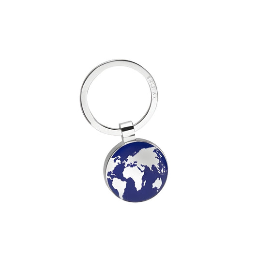 Troika Around the World Globe Keyring